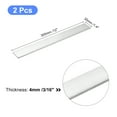 thumbnail image 2 of Uxcell Square Aluminum Flat Bar, 2Pcs 3/16" Thick 1.4" Width 12" Length Square Aluminum Bar For Industrial Building, 2 of 5
