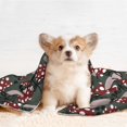 thumbnail image 4 of Naloa Autumn Forest Mushrooms Dog Blanket, 3 Sizes Cat Blanket for Indoor Cats Large Medium Small Dog Gifts-Medium, 4 of 8