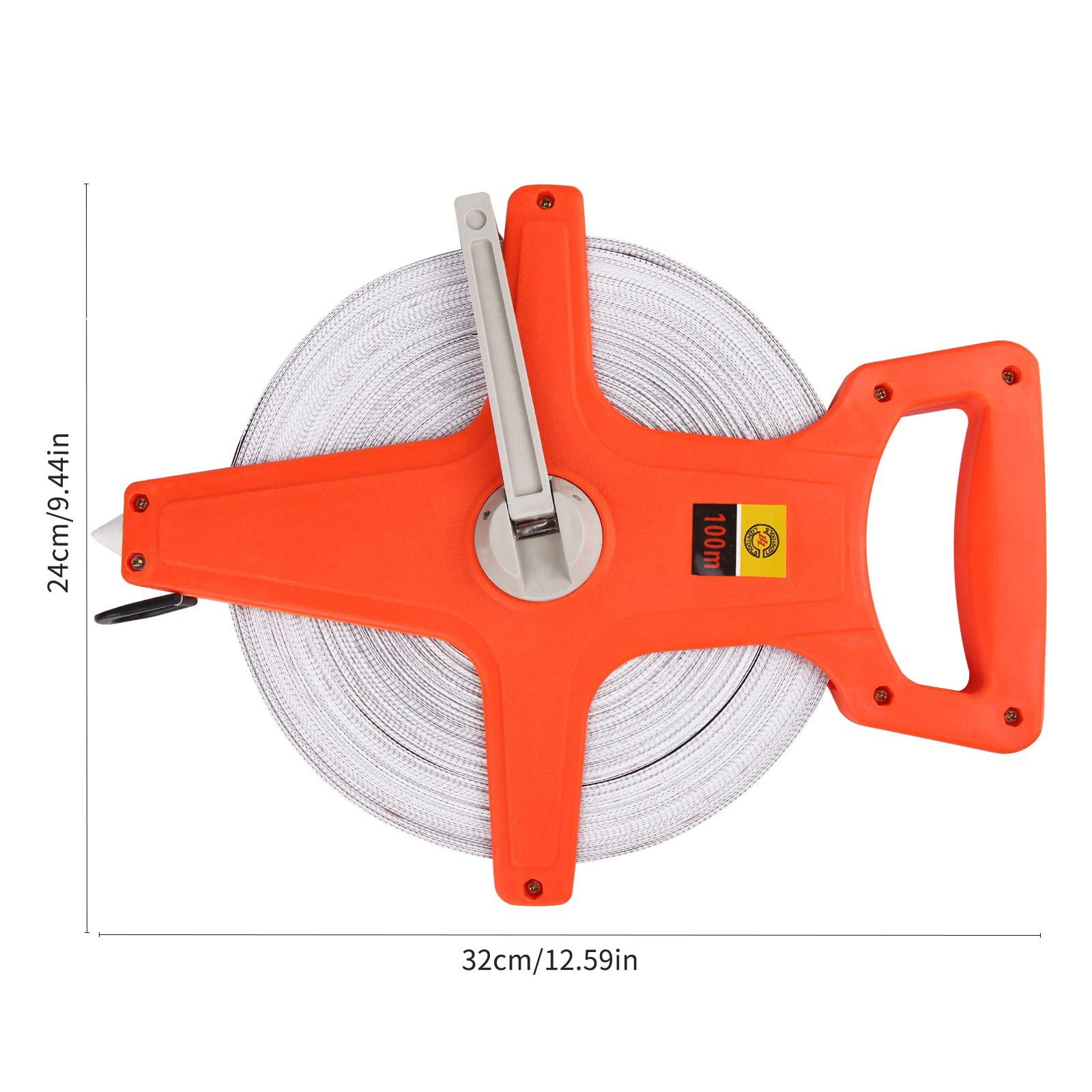 Pedty 1Pc Portable Plastic Leather Tape Measure 100 Meters,Tape Measure Plastic Leather 100 Tape Soft Measure Portable Measuring Tools