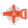 thumbnail image 3 of Pedty 1Pc Portable Plastic Leather Tape Measure 100 Meters,Tape Measure Plastic Leather 100 Tape Soft Measure Portable Measuring Tools, 3 of 5