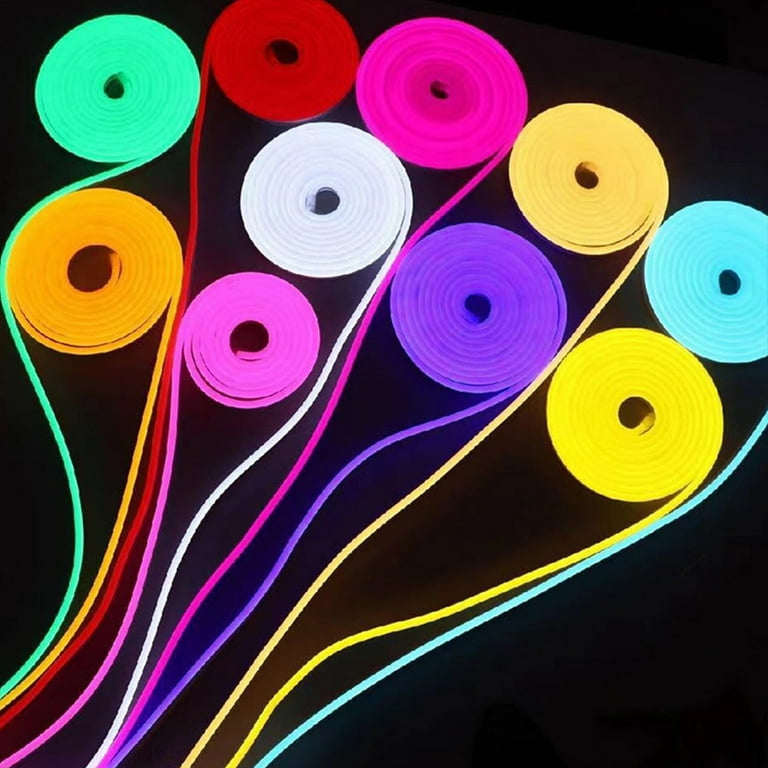 Mulanimo LED Flexible Silicone Neon Light Strip Set 2835 5M 12V