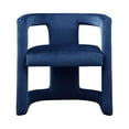 thumbnail image 3 of June Blue Velvet Arm Chair, 3 of 3