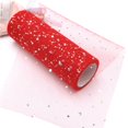 thumbnail image 4 of Rollo de tul con lentejuelas brillantes para Baby Shower, 10 yardas, 15cm, carrete, tutú, decoración de boda, Organza, láser, artesanía DIY, suministros para fiesta de cumpleaños, 4 of 4