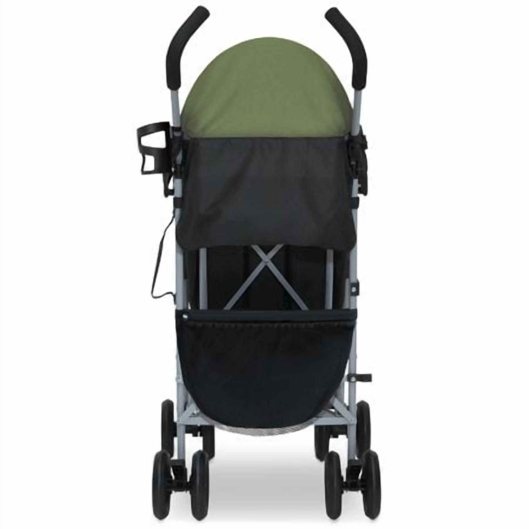 Jeep TurboGlyde Plus Stroller by Delta Children - Lightweight Travel Stroller Only Weighs 13.7 Pounds, Olive Green