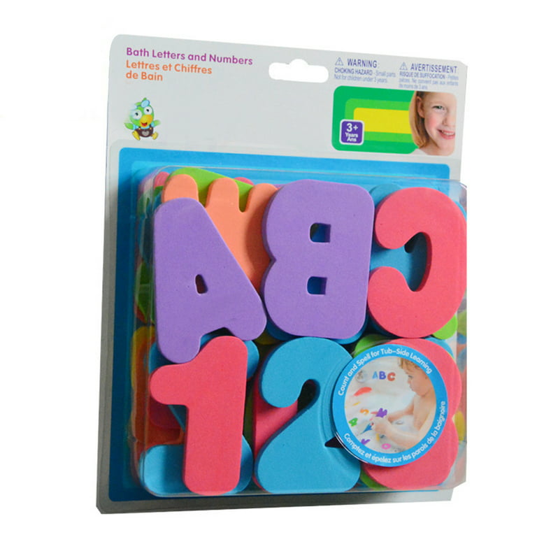 Bathtub Bathroom Education Learning Toys Foam Letters Alphanumeric Total  Bubble Stickers Children's Puzzle DIY Toy Set 36Pcs New - AliExpress