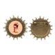 thumbnail image 1 of Frasco de galletas de Chocolate Ice Cream Pin de gancho de metal vintage con forma de sol Unbranded M, 1 of 3