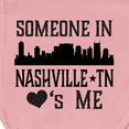 thumbnail image 3 of Inktastic Nashville Tennessee Someone Loves Me Skyline Baby Burp Cloth, 3 of 3