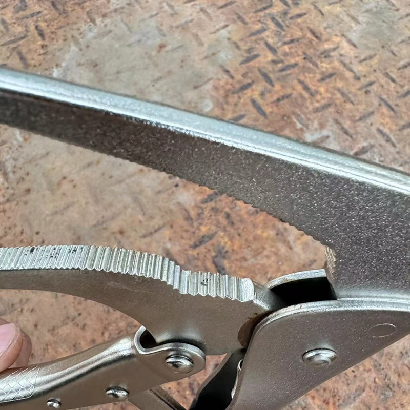1pc Vice Grip Plier Wrench 90 Bent Nose Locking Pliers Crimping Steel for Versatile Use