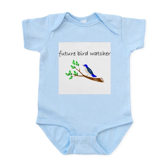 CafePress - Future Bird Watcher Body Suit - Baby Light Bodysuit, Size Newborn - 24 Months