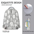 thumbnail image 5 of Cute Elephant and Hot Air Balloon Backpack - Waterproof School Bag, Spacious Compartment, Elephant Themed Gift, 5 of 6