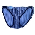 thumbnail image 2 of 3 Pair Vanity Fair Womens Illumination String Bikini, Ocean,Sterling,Premiere, Style-18108, 6/Medium, 2 of 5