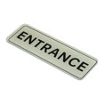 thumbnail image 1 of Unique Bargains 9'x3' ENTRANCE Sign Acrylic Self Adhesive Door Sticker Wall Sign Silver, 1 of 5