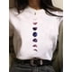 thumbnail image 1 of Maycaur, nueva y divertida camiseta con estampado de luna, camisas blancas y negras para mujer, camiseta de manga corta con cuello redondo a la moda, camisetas de verano, camiseta informal Tan Jianjun unisex, 1 of 2