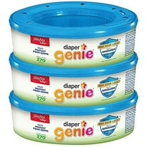 Playtex Baby Diaper Genie Refill Bags, Fresh, 270 Count, Pack of 3