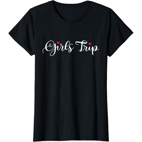Womens Girls Trip Cute Matching Gift for Weekends T-Shirt