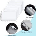 thumbnail image 3 of PU Leather Notebook Binder Budget Planner Binder Cover with 12 Pieces Binder Pocket Personal Cash Budget Envelopes System 6 Hole Binder Zipper Folder(Blue), 3 of 7