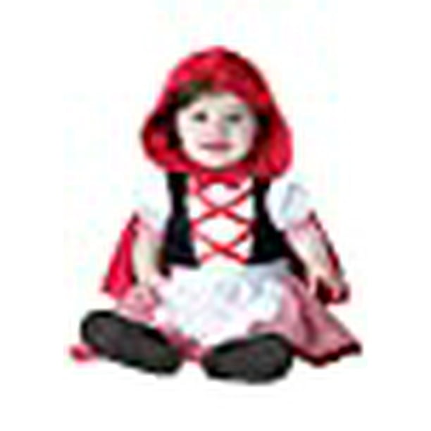 Little red riding top hood baby girl costume