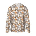 thumbnail image 1 of Fotbe Cartoon Cat Chaqueta con Protección Solar UPF 50+ para Hombre y Mujer, Camisa con Capucha y Bolsillos-3X-Large, 1 of 7