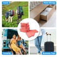 thumbnail image 4 of Unique Bargains 6 Pcs Zipper Design Packing Cube Set for Luggage Red, 4 of 5