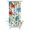 White-149, variant on Waterproof Pioneer Shower Curtain 36x72 Inch Polyester Unique Colorful Floral Shower Curtain for Bathroom Hotel Home Decor with 7 Plastic Hooks