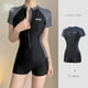 thumbnail image 2 of Traje De Baño Deportivo Profesional De Secado Rápido De Una Pieza Conservadora Muestra De Ocio Delgado De Ángulo Plano, 2 of 4