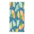 thumbnail image 3 of Ryvnso Ginkgo Biloba Leaves Oversized Beach Towel Microfiber Bath Blankets Swimming Fitness 37" x 74", 3 of 5