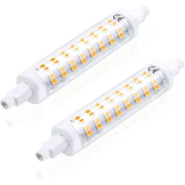 Bombilla LED tipo lápiz regulable R7s de 10 W y 118 mm, luz blanca fría de 6000 K, CA de 200 a 240 V, equivalente a una bombilla halógena de 48, 50 y 80 W para sala de estar, sitio de