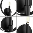 thumbnail image 5 of Progress Lighting Breckenridge 1-Light Wall Sconce, Matte Black, Steel, Modern Farmhouse Style, 5 of 11
