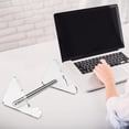 thumbnail image 4 of Keyboard Display Stand Holder Mechanical Computer Keyboard Stand Shelf for Desk Transparent Acrylic Stand Keyboards Storage Holder Tray for Computer Tablet Picture Frame (Small), 4 of 5