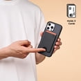 thumbnail image 3 of PopSockets Magnetic Phone Wallet for MagSafe - Black, 3 of 6