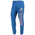 thumbnail image 4 of Men's Concepts Sport Royal/Heather Charcoal Kansas Jayhawks Meter Long Sleeve Hoodie Top & Jogger Pajama Set, 4 of 5