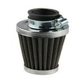 thumbnail image 1 of Trayknick Motorcycle Accessories Oval Metallic Clamp-on Refit Intake Funnel Air Filter, 1 of 13