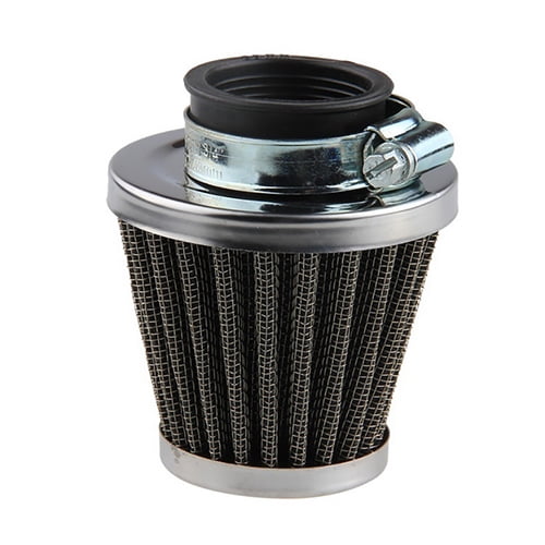 Trayknick Motorcycle Accessories Oval Metallic Clamp-on Refit Intake Funnel Air Filter