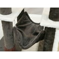 thumbnail image 2 of Vibrant Life 6-Lvl 65" Large Cat Tree with Condo,Jute Scratching Posts,Ramp,Hammock, Off-white/Brown, 2 of 7
