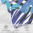 thumbnail image 3 of Coolnut Jungle Leopard Geometric Patterned Hand Towels 2 PCS, Cotton Bath Towel for Drying Face Hands Body Decorative Water Absorbent Lightweight Towels for Bathroom Ktichen Travel Gym, 16"x28", 3 of 6