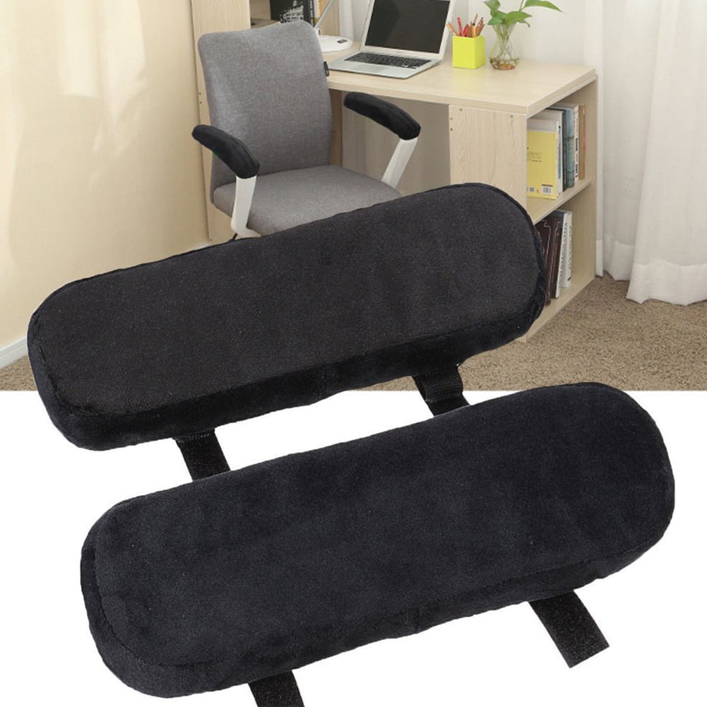 Details about   1 Pair Mat Chair Black Armrest Pad Elbow Pillow Cushion Soft Breathable Office 