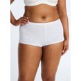 thumbnail image 3 of Joyspun Women's Cotton-Blend Boyshort Panties, 6-Pack, Sizes S-XXXL, 3 of 12
