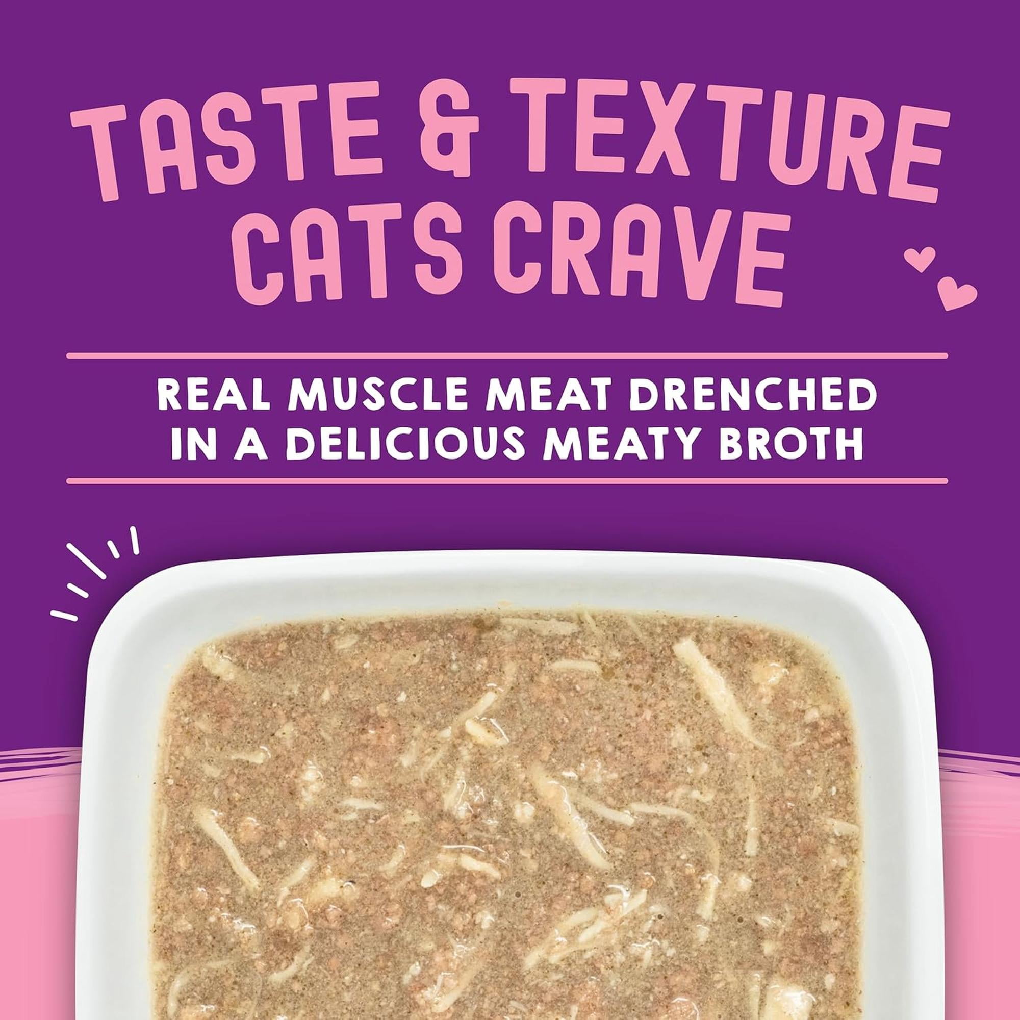Stella & Chewy's Wet Food for Cats - Carnivore Cravings Chicken & Salmon Recipe - 2.8 Ounce Pouch/12 ct