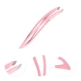 thumbnail image 3 of Unique Bargains 1 Pc Reusable Eyebrow Tweezer for Bathroom Travel Hotel Light Pink Stainless Steel, 3 of 4