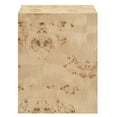 thumbnail image 5 of Modway Cosmos 16" Square Modern Burl Wood Side Table in Natural, 5 of 9