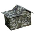 thumbnail image 4 of Caseta para gatos callejeros de exterior, de tela Oxford, duradera, gruesa, versátil, aislante, resistente a intemperie, para patio., 4 of 8