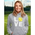 thumbnail image 4 of Tstars Love Softball Women's Hoodie - Ideal Birthday Gift for Softball Fans and Players - Comfortable Sportswear - Show Your Softball Passion - Perfect Apparel for Softball Moms, 4 of 7