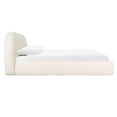 thumbnail image 5 of TOV Furniture Bara Cream Textured Velvet UK Super King Bed, 5 of 7