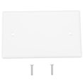 thumbnail image 4 of AURARMLET Unbreakable Wall Plate Cover Blank Outlet Cover White 1Set, 4 of 8