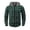 Dark Green, variant on Fashion Streetwear Men's Winter Comfy waffle Casual Suit Long-sleeved Shirt Mens Vacation Outwear