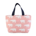 thumbnail image 1 of Bolsa de aislamiento portátil de lino de algodón de estilo nórdico bolsa de aislamiento de papel de aluminio almuerzo de estudiante con bolsa de arroz bolsa de hielo al por mayor, 1 of 5