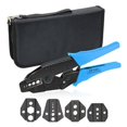 thumbnail image 1 of Coaxial Cable Crimping Pliers Set HS-05H Crimping Pliers with 4 Jaws are Suitable for RG55 RG58 RG59, 62 Ratchet Tools., 1 of 5