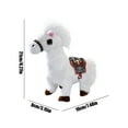 thumbnail image 2 of Gaiwos Electric Horse Plush Toy 8.3 inches, Simulated Horse Walking Sound, Wagging Tail, Interactive Sound Pony for Holiday Play & Festive Home Decor, 2 of 6
