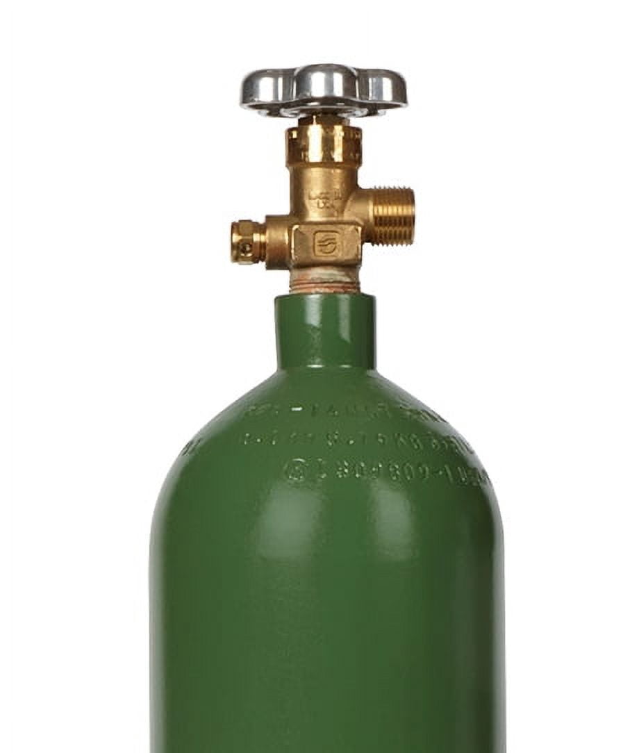 New 40 Cu ft Steel Oxygen Cylinder Ships Empty CGA540 Valved