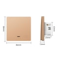 thumbnail image 5 of Tuya Zigbee Smart Switch Voice Intelligent Control Switch Zero Fire Line 1 Switch, 5 of 5